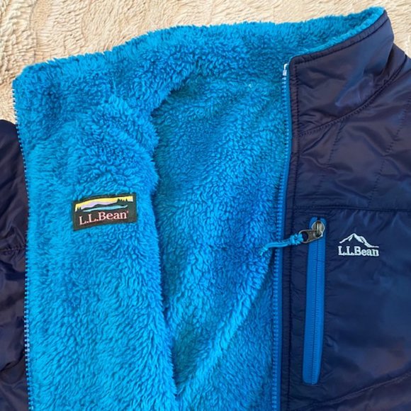 LL Bean COZY reversible jacket, kids XL - Picture 3 of 6